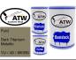 Preview: Ford, Dark Titanium Metallic, YU / 4S / M6390: 500ml Lackdose + 500ml Klarlack + 250ml Härter - Set, von ATW Autoteile West.